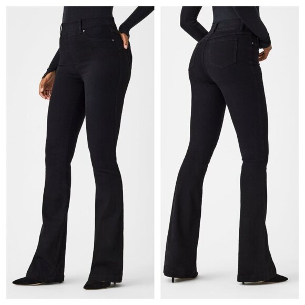 SPANXshape™ EveryWear Flare Jeans LP (32" Inseam) Black